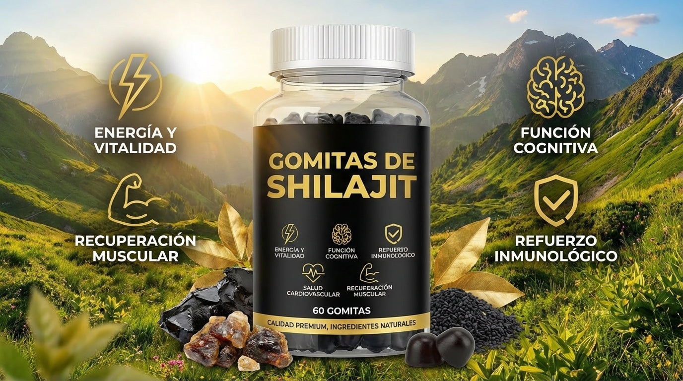 Shilajit Gummies (El Complemento Perfecto para Potenciar Tu Creatina)