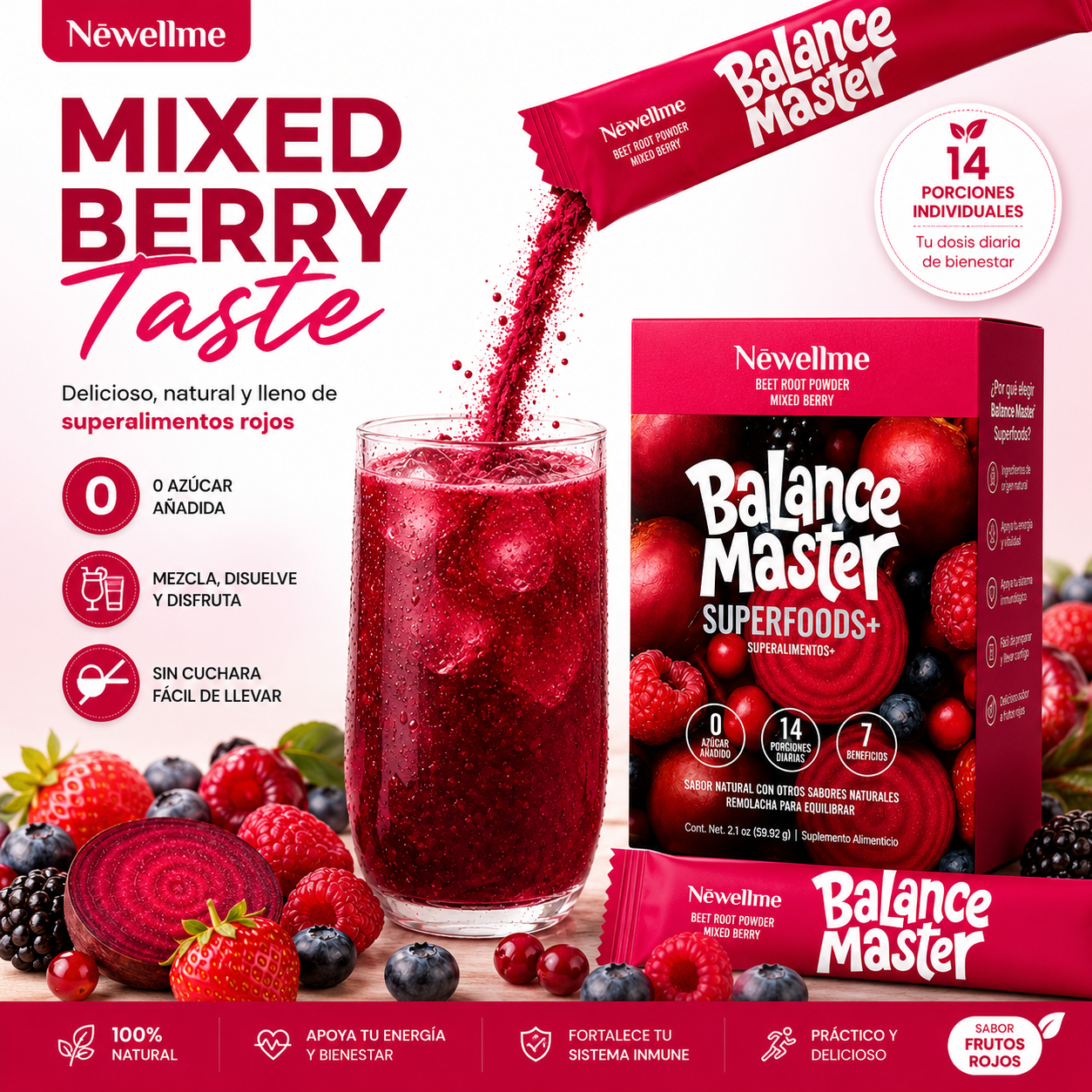 Balance Master™ | Bebida de Remolacha para Energía y Circulación.