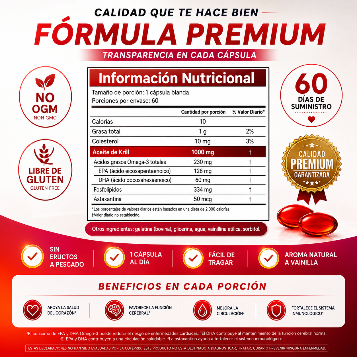MegaRed™ | Omega 3 | Memoria y Enfoque
