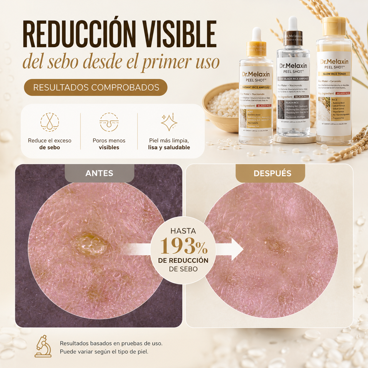 Dr.Melaxin | Peel Shot Ampoule de Arroz Duo Set