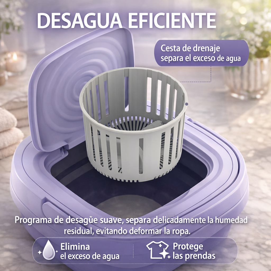 DryWash™ | Lavasecadora 2 en 1 | Lava y Seca