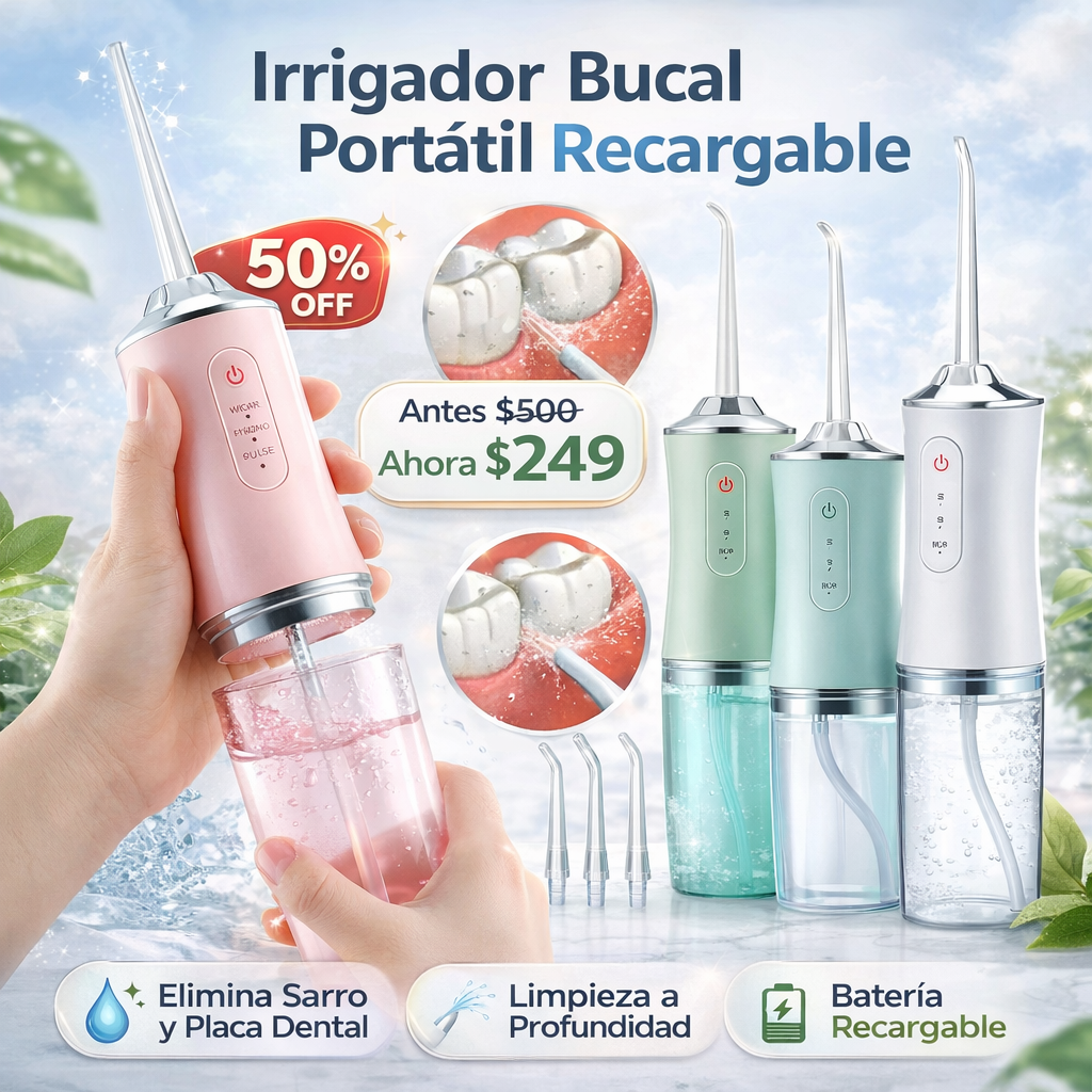 Elimina sarro, placa y mal aliento desde el primer uso | 50% OFF HOY