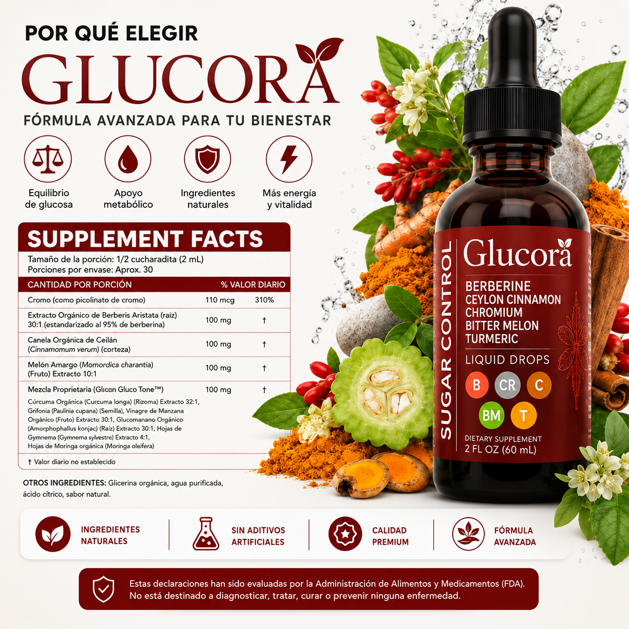 Glucora™ | Baja y equilibra tu Diabetes