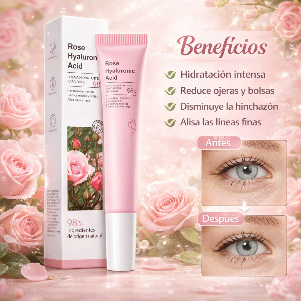 Crema Anti-Ojeras Con Acido Hialuronico