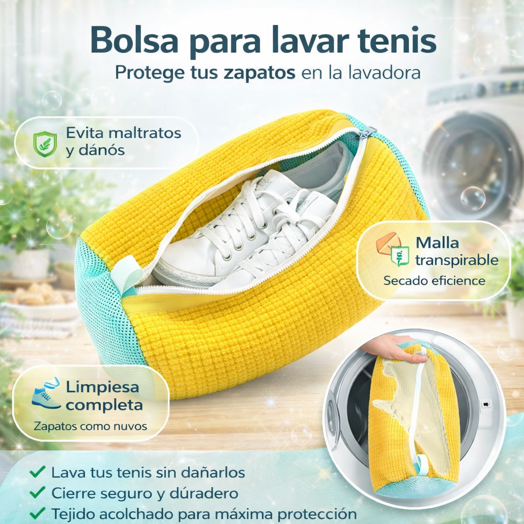 Bolsa Para Lavar Tenis Anti-Maltrato (EL MAS LLEVADO 🔥)