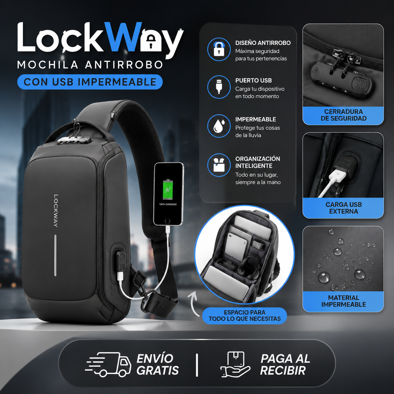 LockWay™ | Diseño antirrobo de máxima seguridad