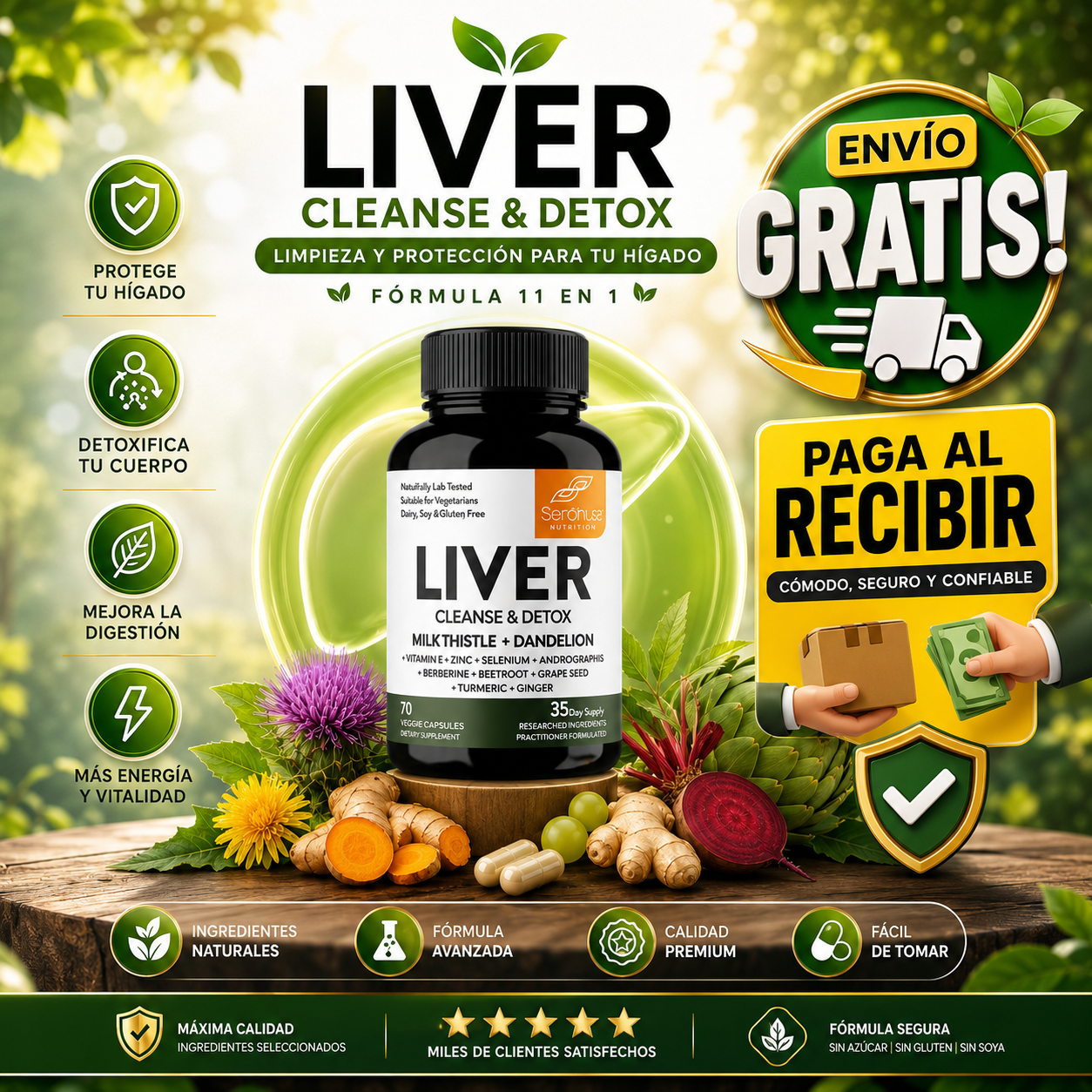 LiverGreen™ | Limpia Higado y Desintoxicación natural