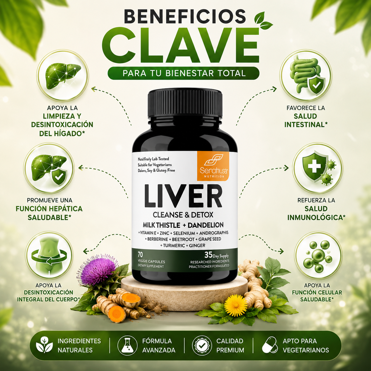 LiverGreen™ | Limpia Higado y Desintoxicación natural
