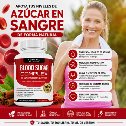 Toplux Blood Sugar Complex | Glucosa saludable