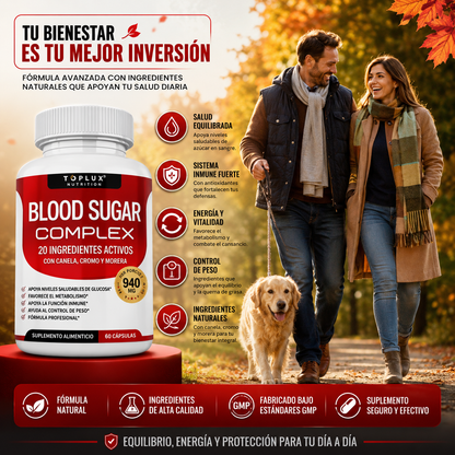 Toplux Blood Sugar Complex | Glucosa saludable
