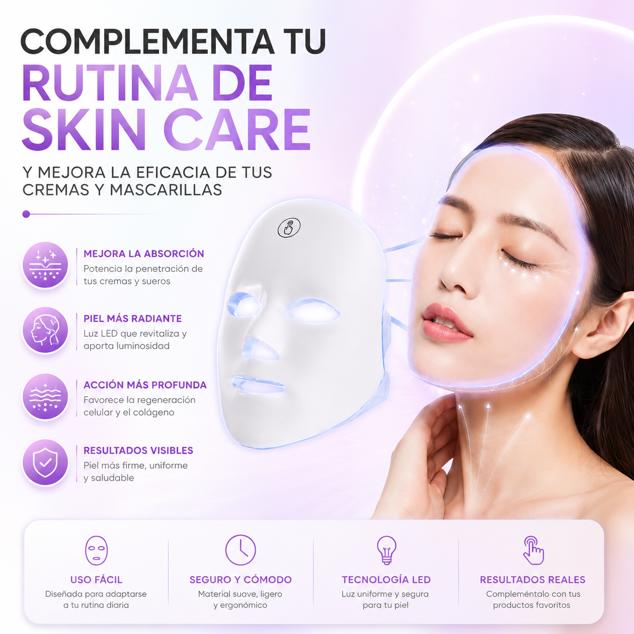Máscara LED | Tratamiento Facial