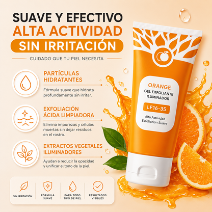 OrangeGlow™ | Gel de exfoliación | Limpieza profunda