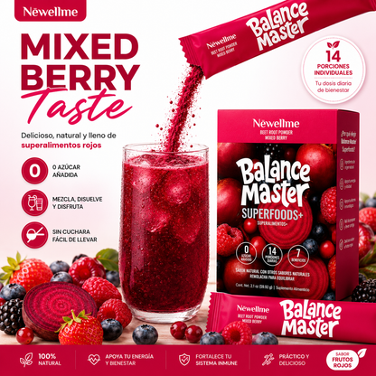 Balance Master™ | Bebida de Remolacha para Energía y Circulación.