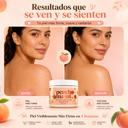 Peach Mami™ – Crema Corporal Reafirmante de Durazno