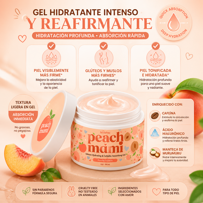 Peach Mami™ – Crema Corporal Reafirmante de Durazno
