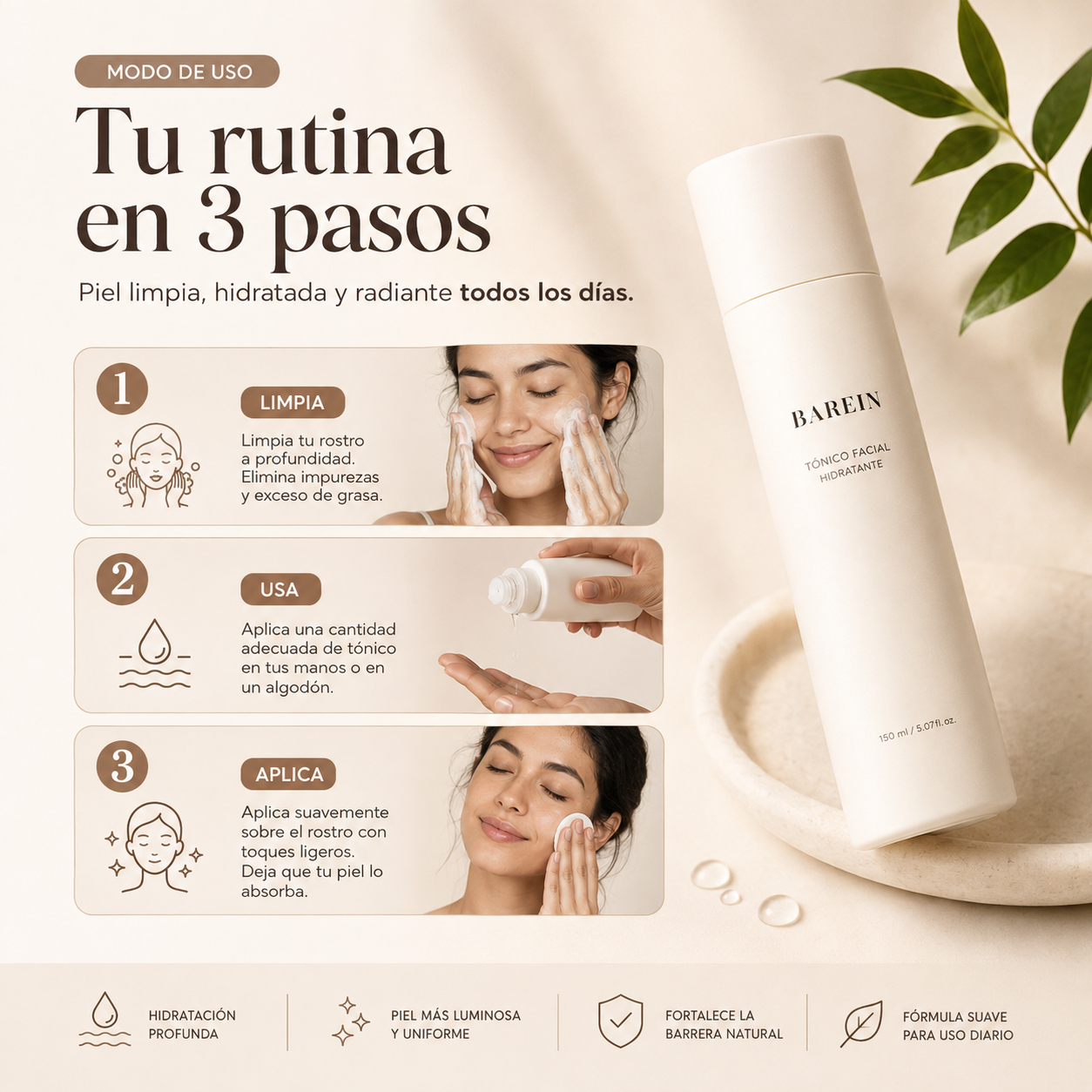 HAYEJIN RiceFila | Tónico facial | Para piel sensible
