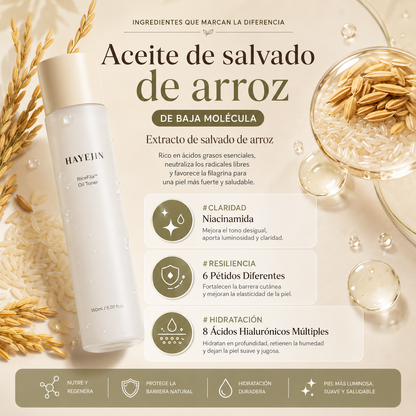 HAYEJIN RiceFila | Tónico facial | Para piel sensible