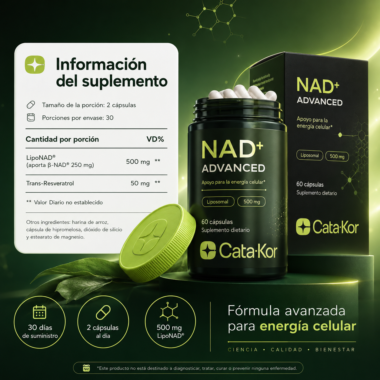 Nad Resveratrol | Energía y Vitalidad
