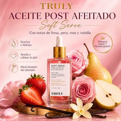 TRULY BEAUTY | Aceite para después del afeitado | Tratamiento reparador para después del afeitado