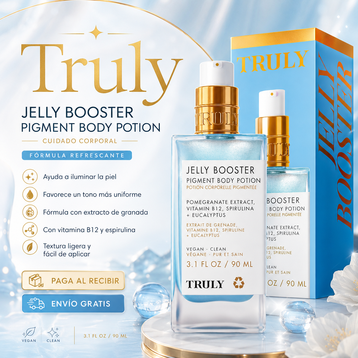 Truly | Tratamiento corporal con poción para cicatrices,
