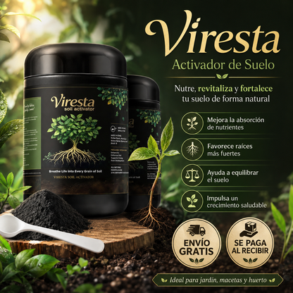 Viresta Soil Activator™ | Activador de Suelo para Plantas Más Fuertes y Saludables