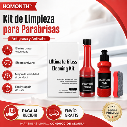 HOMONTH™ | Kit de Limpieza Profunda para Parabrisas