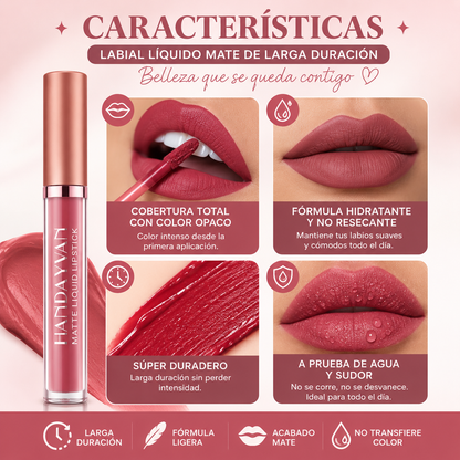 Nude Handaiyan™ | Kit De Labiales | Larga Duración Todo el Día