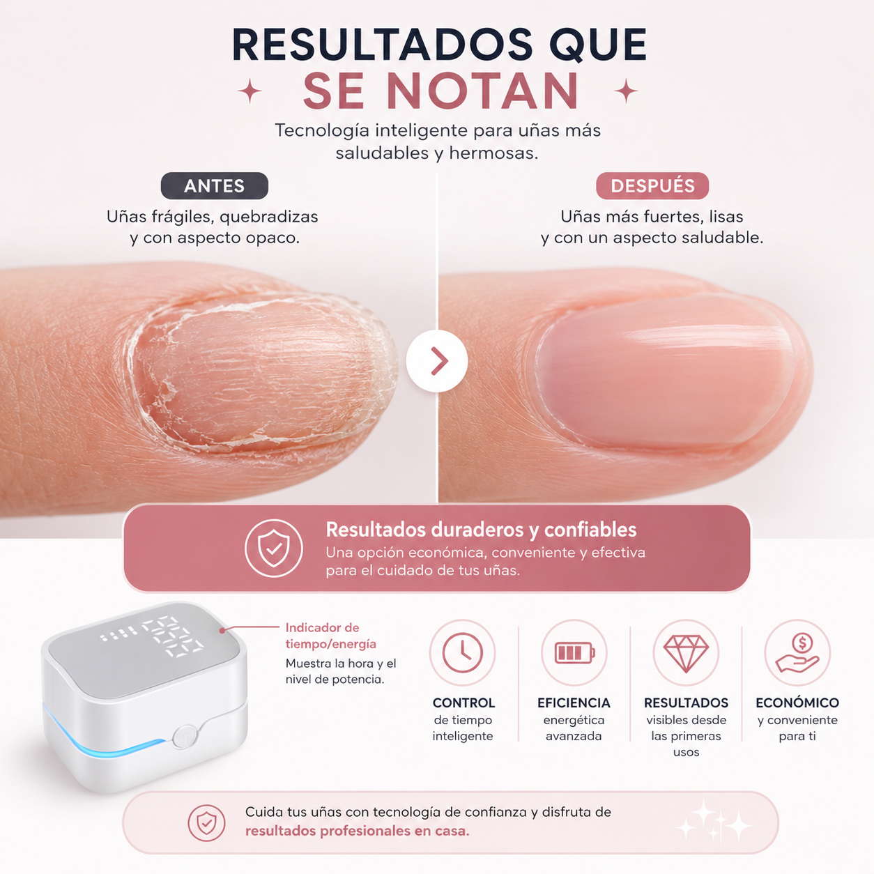 NailLux™ | Láser Reparador de Uñas