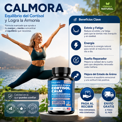 Calmora™ | Suplemento Cortisol | Reduce estres