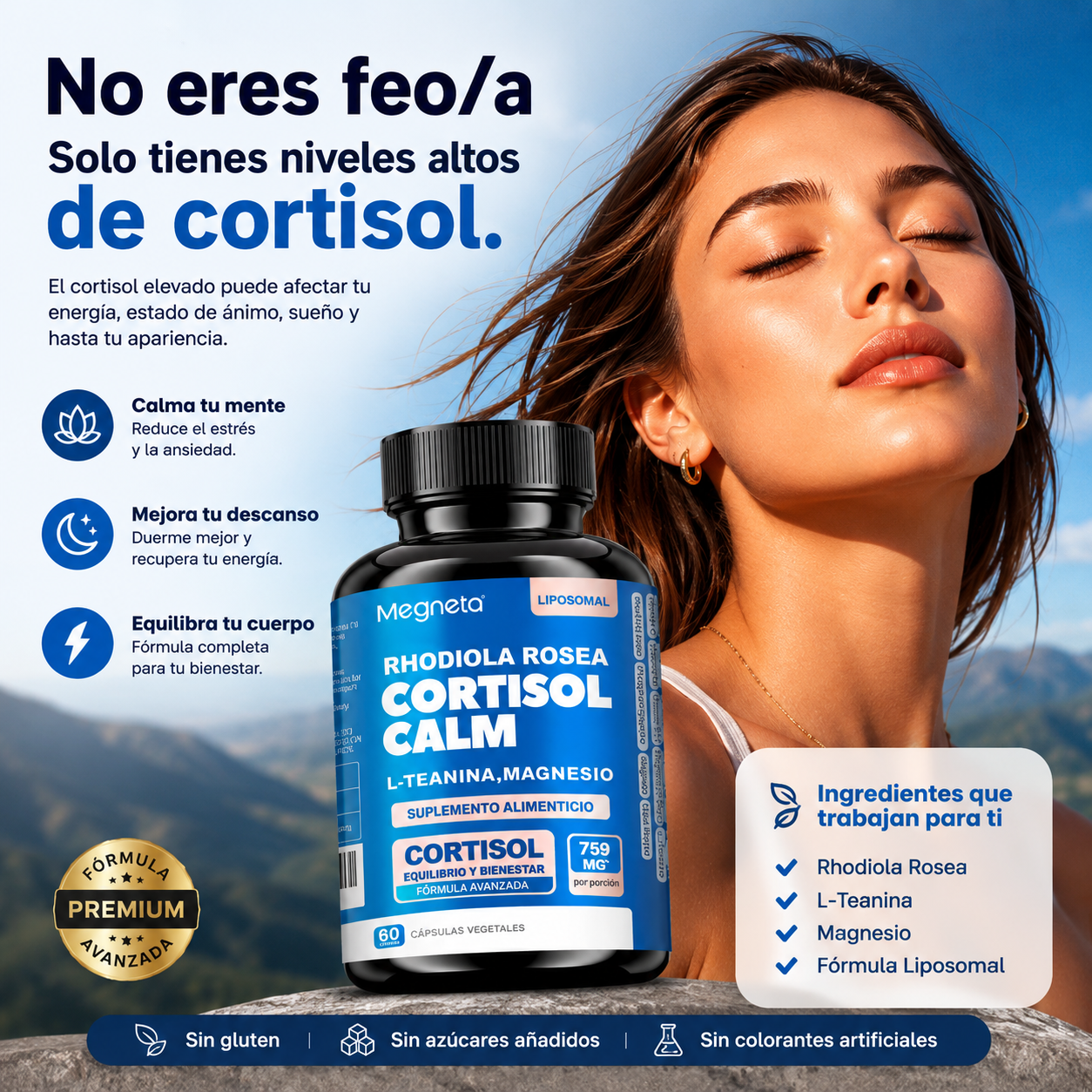 Calmora™ | Suplemento Cortisol | Reduce estres
