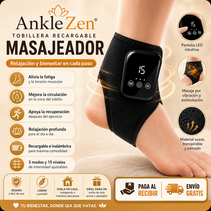 AnkleZen™ | Tobillera Inteligente de Masaje