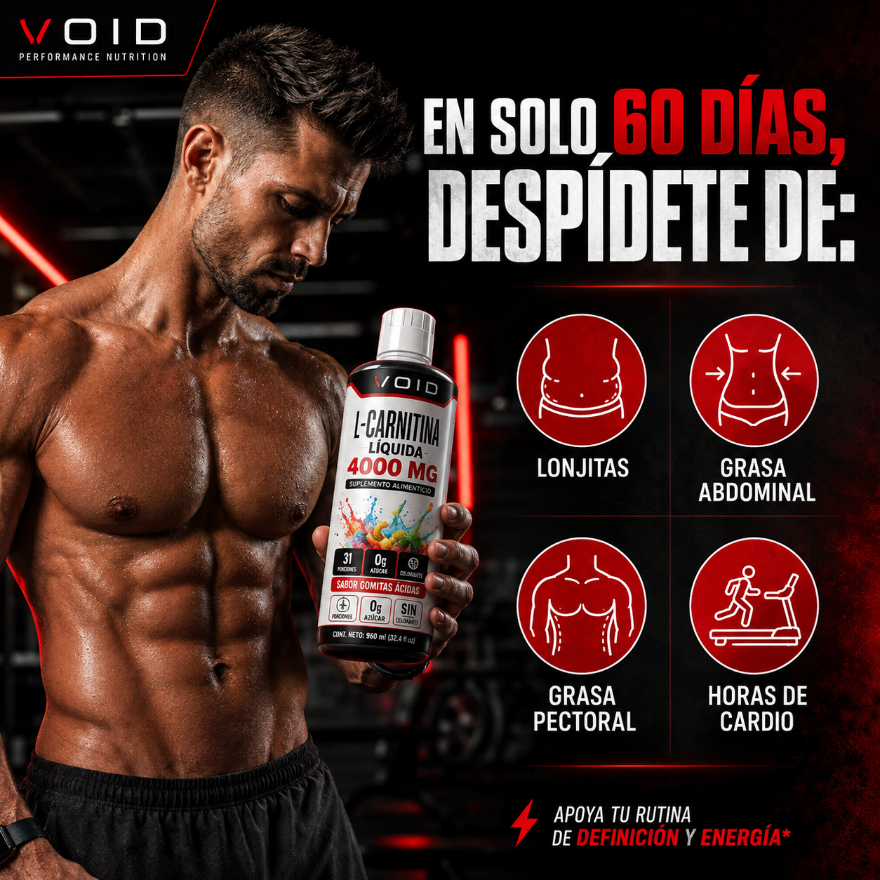 Void | Suplemento Carnitina Liquida 3000
