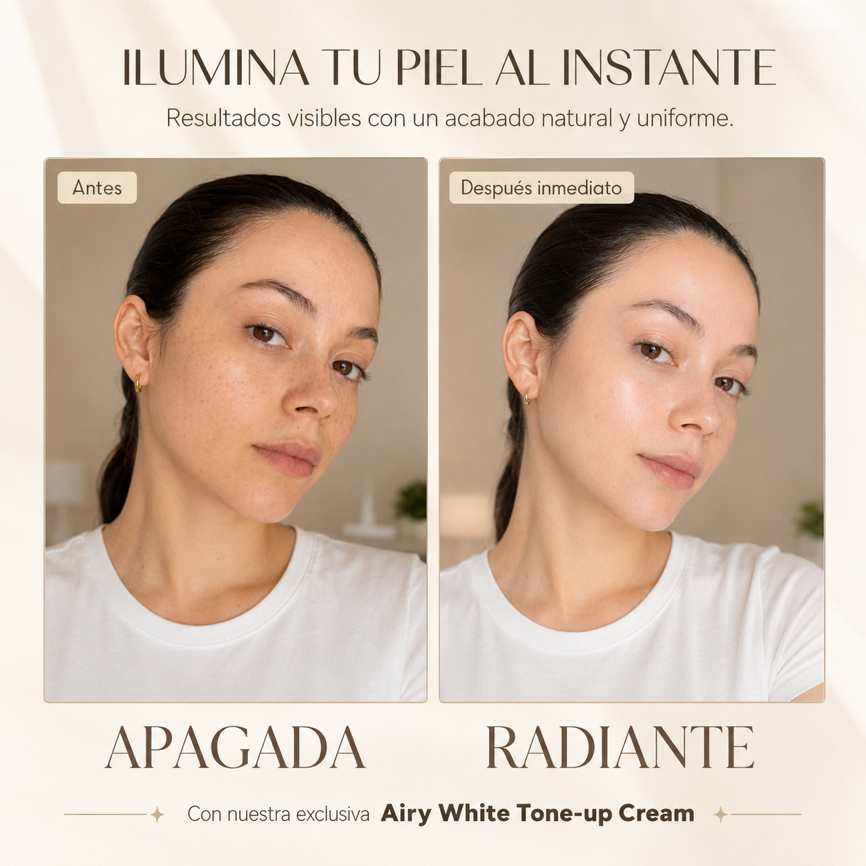 Crema Iluminadora Tono-Up | Airy White