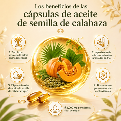 Vivonu™ | Semillas de Calabaza | Bienestar Masculino y Urinario