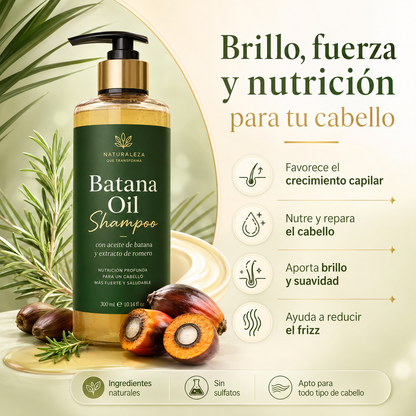 Batana Oil | Shampoo | Cabello Más Fuerte y Brillante