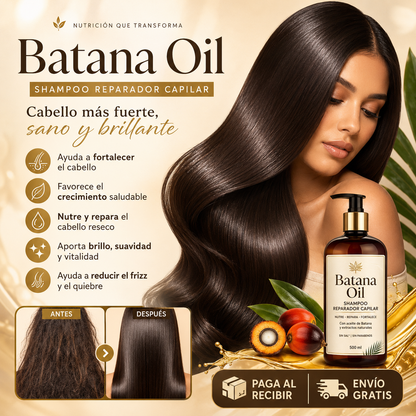 Batana Oil | Shampoo | Cabello Más Fuerte y Brillante