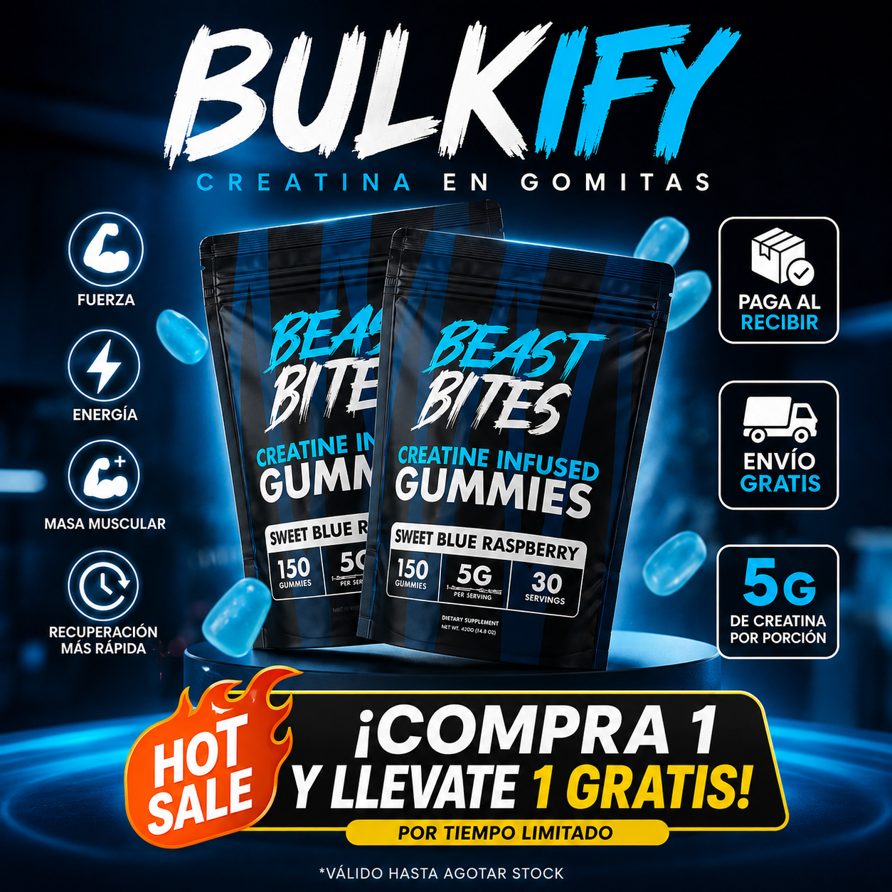 Beast Bites™ | Creatina Gomitas