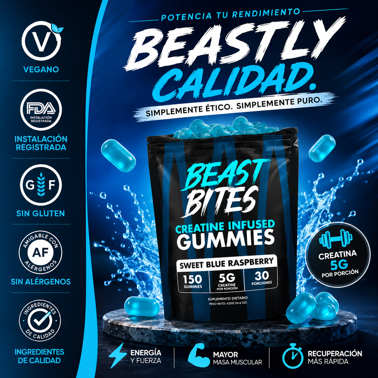 Beast Bites™ | Creatina Gomitas