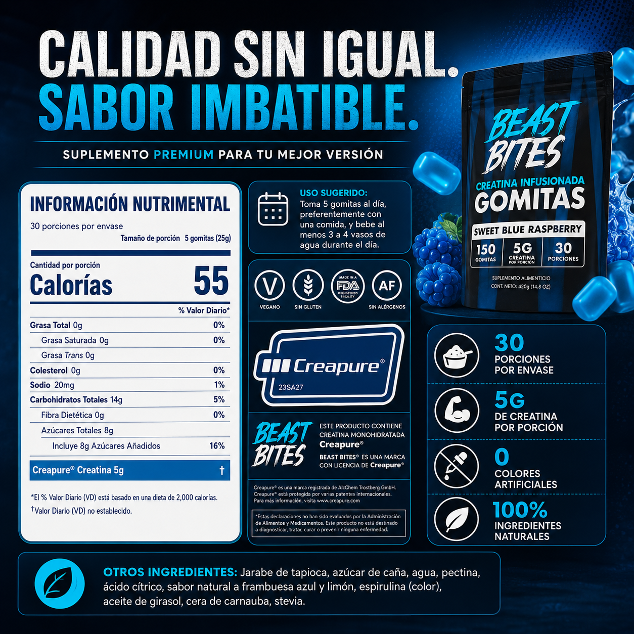 Beast Bites™ | Creatina Gomitas