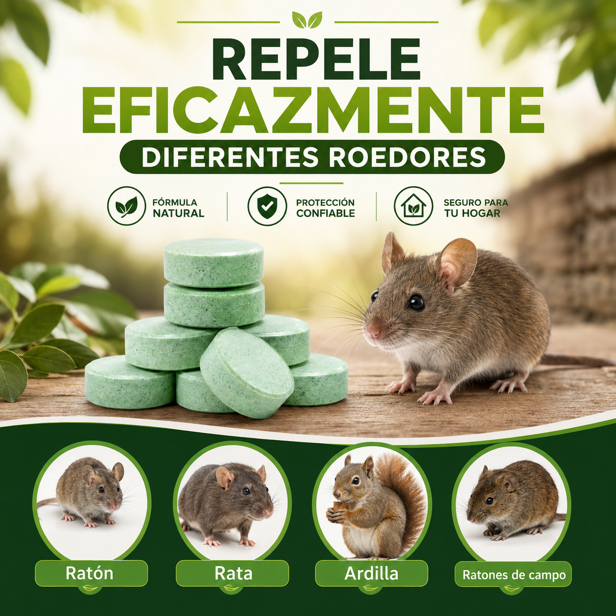 Repelente De Roedores | Natural Y De Menta