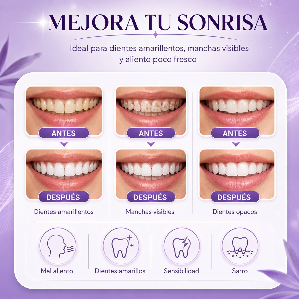 Hismile™ | Sérum Corrector de Color V34 | Brillo Instantáneo para tus Dientes