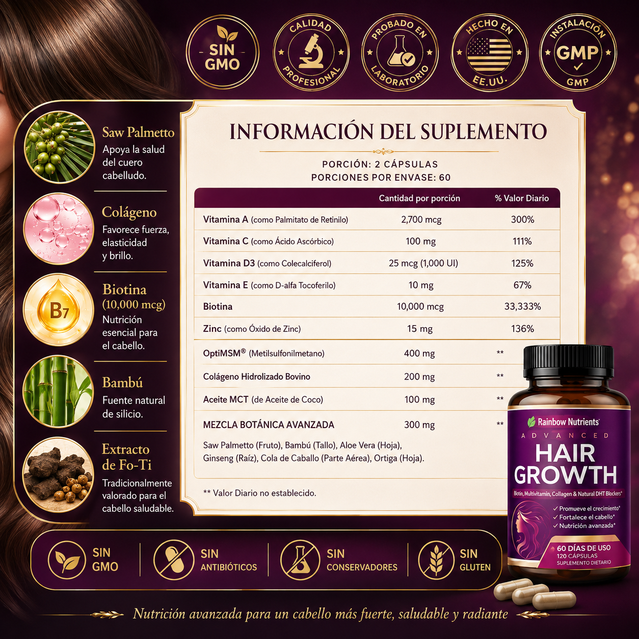 Hair Growth | Crecimiento de cabello