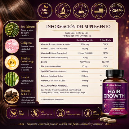 Hair Growth | Crecimiento de cabello