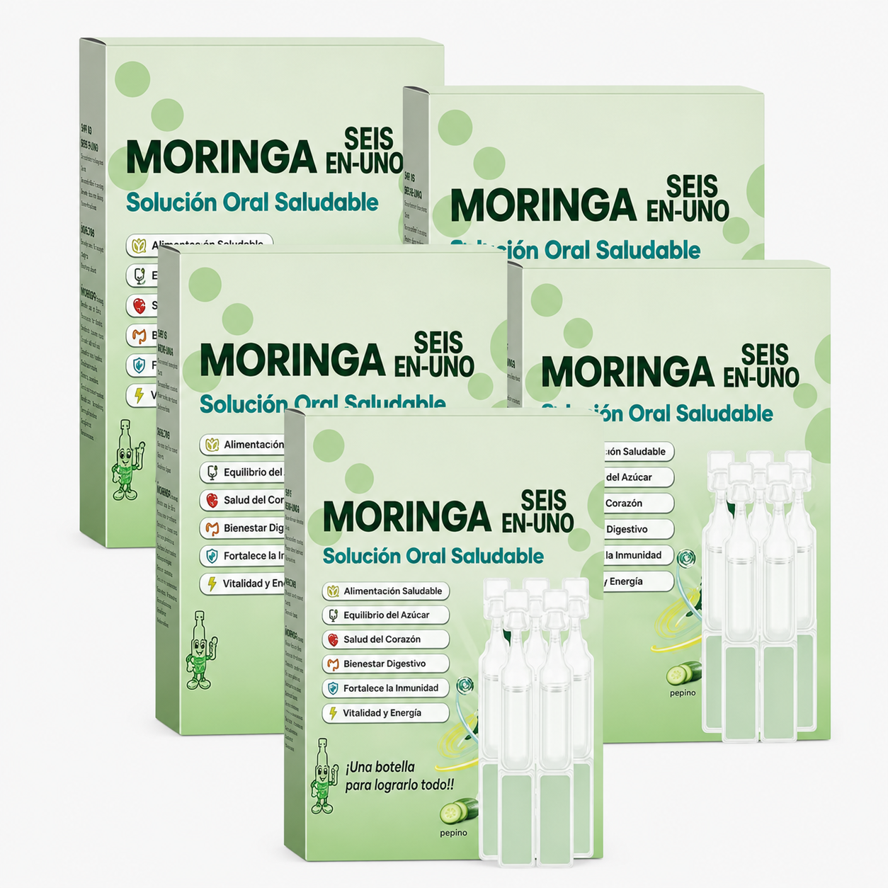 ONE Health Solution líquido bucal, solución oral, soporte antioxidante, contiene moringa, esencia de hierbas