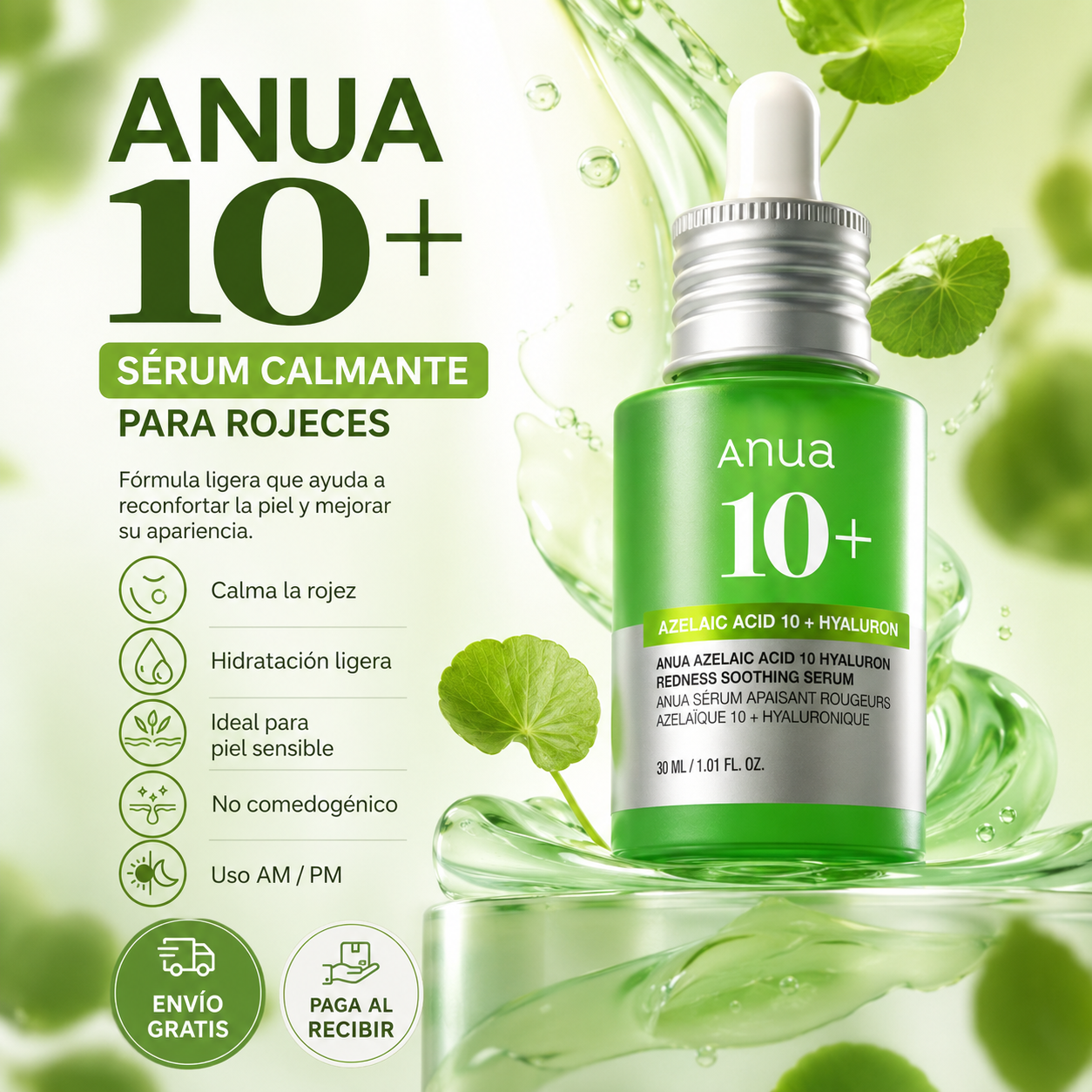 Anua™ | Sérum Ácido Azelaico | Calmante Antiimperfecciones