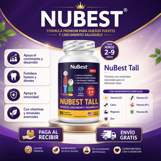 Nubest | Suplemento | Apoya huesos fuertes