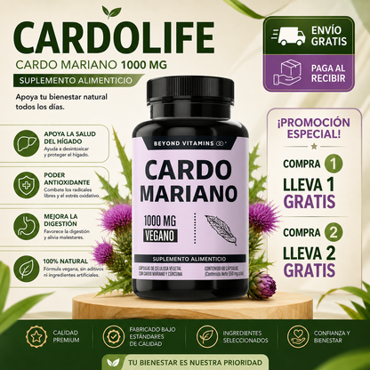 CardoLife™ | Apoyo Avanzado para Hígado Graso y Función Hepática