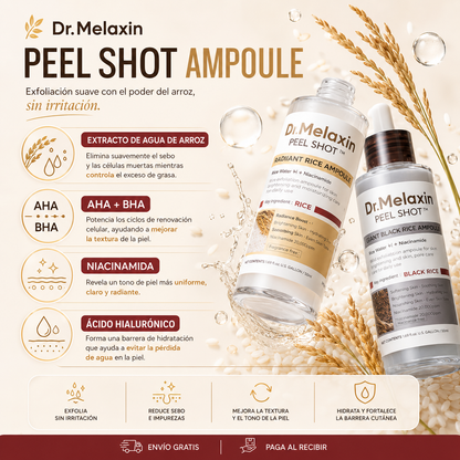 Dr.Melaxin | Peel Shot Ampoule de Arroz Duo Set