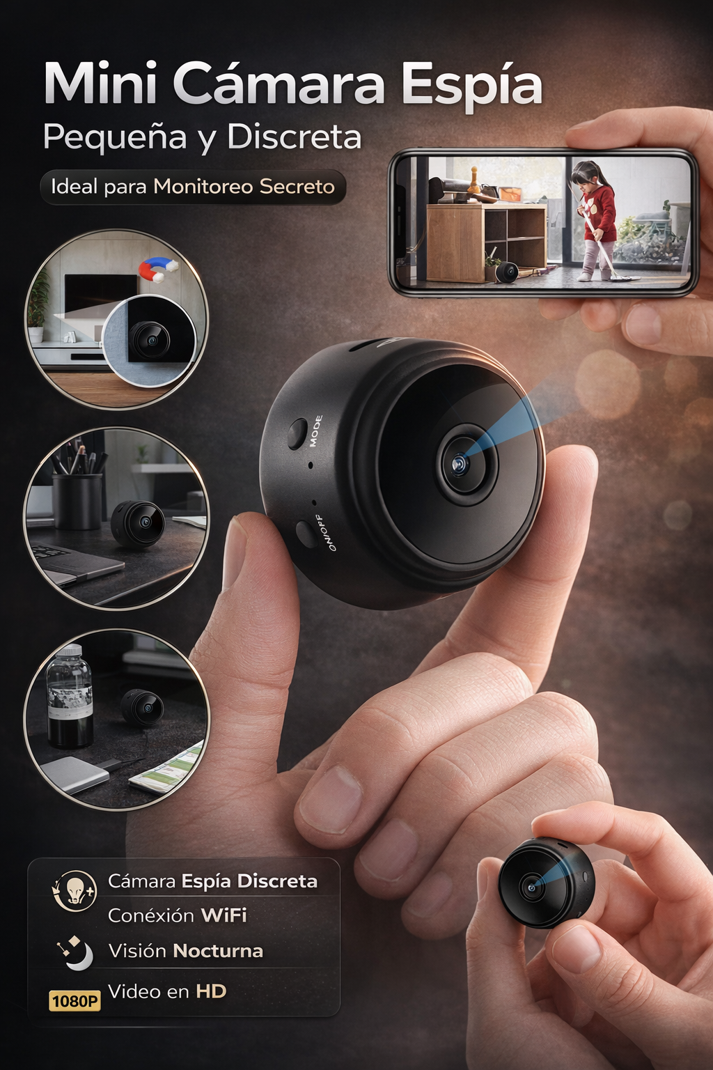 SafeCam Mini -  Tus ojos cuando no estás.