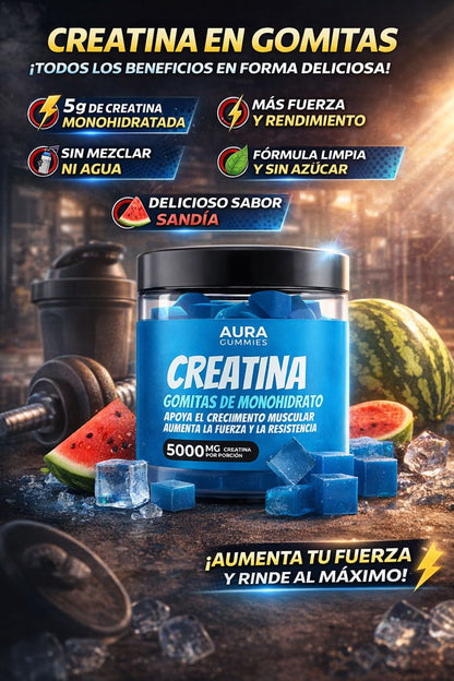Aura Gummies - Gomitas De Creatina